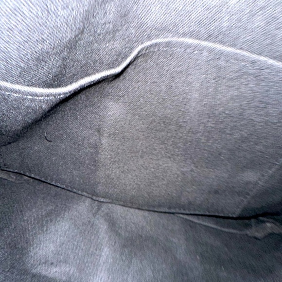 BRAND NEW BLACK "MOOD" TOTE/LAPTOP/BOOKBAG BLACK w/BLACK LETTERS - Picture 6 of 7